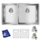 Elkay 18.5 in W x 31.5 in L x 9 in H, Stainless Steel ECTRU32179LTC - alternate 1